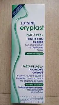 LUTSINE - Eryplast - Pâte à l'eau pour la peau de bébé