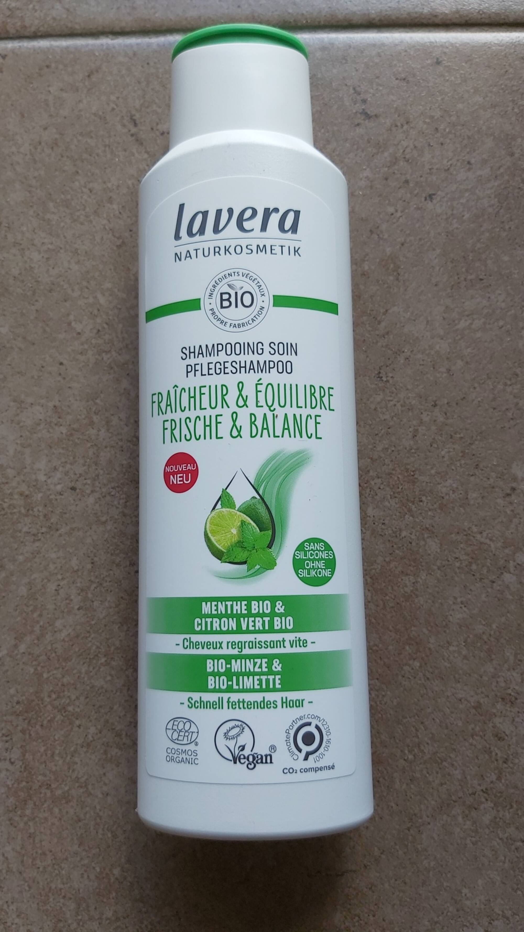 LAVERA NATURKOSMETIK - Shampooing soin fraîcheur & équilibre 