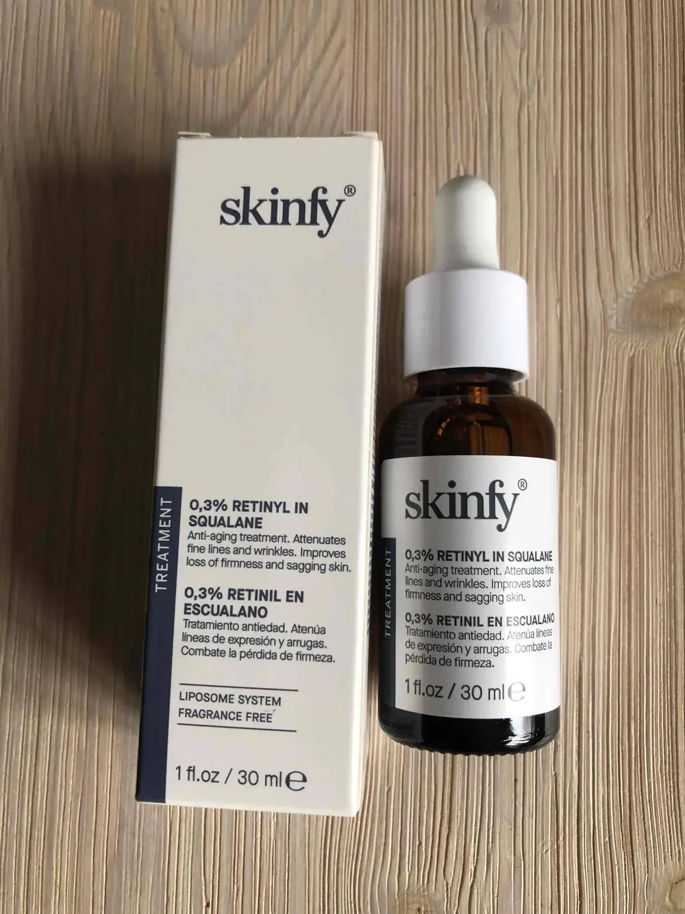SKINFY - 0,3% retinyl in squalane - Anti-aging 