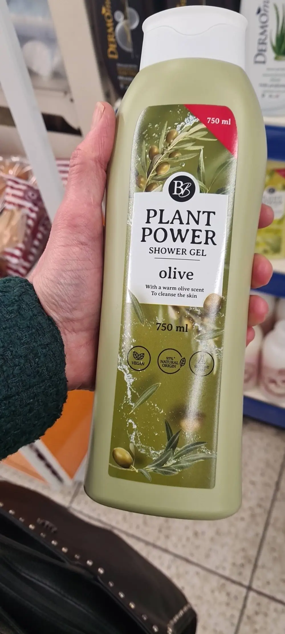 BODY BENEFITS - Plant power - Shower gel olive