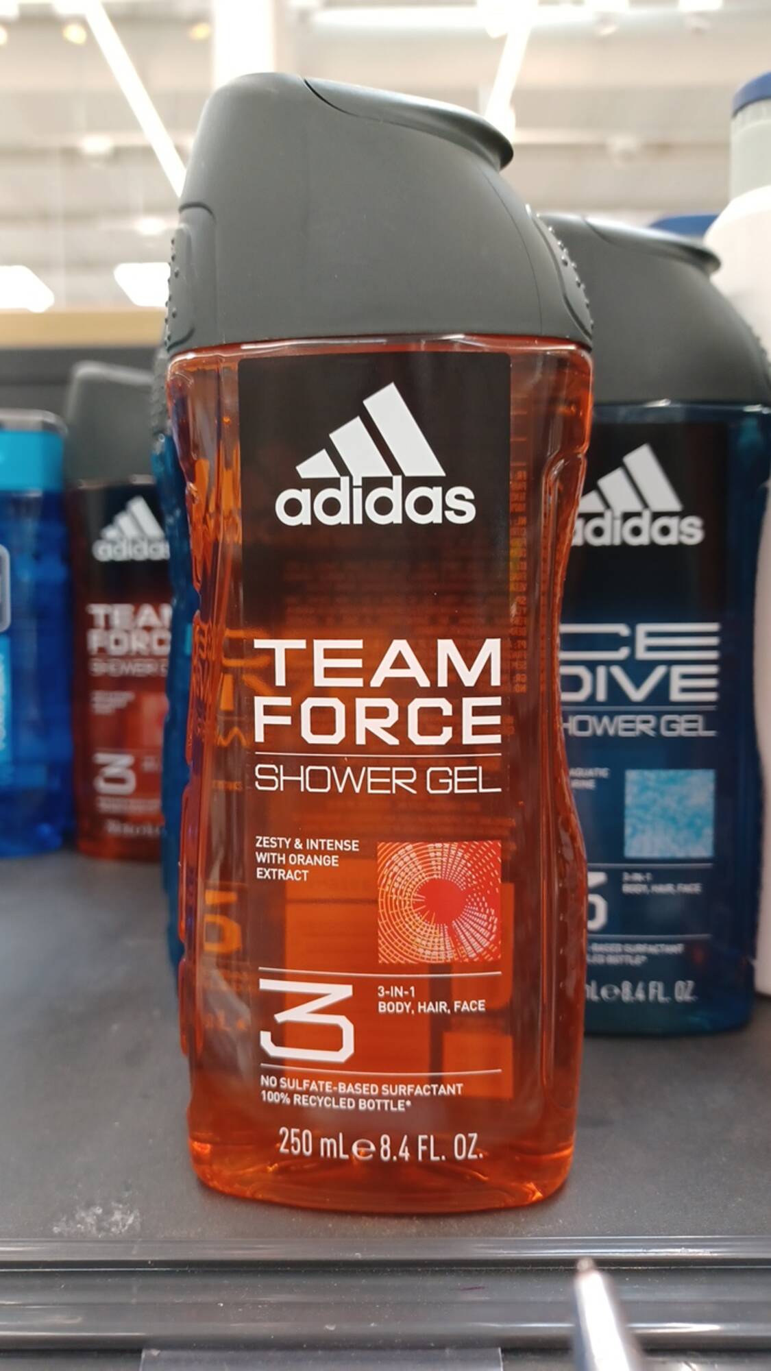 ADIDAS - Team force - Shower gel 3in1