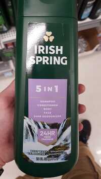 IRISH SPRING - 5 in 1 shampoo conditioner body face
