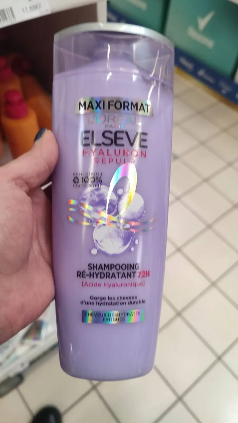 L'ORÉAL PARIS - Elsève hyaluron repulp - Shampooing ré-hydratant 72h