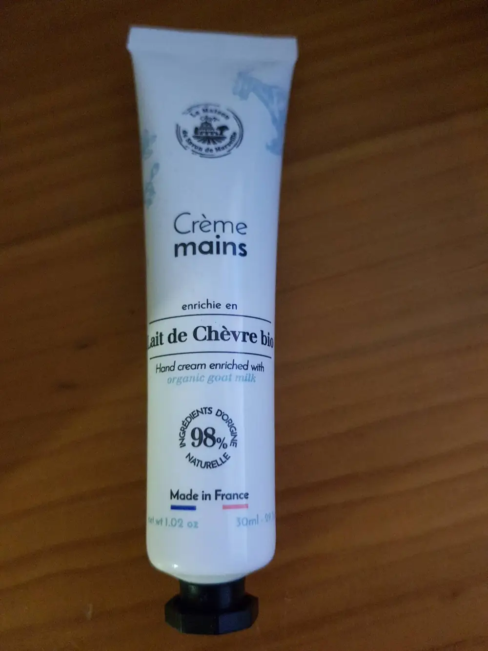 LA MAISON DU SAVON DE MARSEILLE - Lait de  chèvre  bio - Crème mains