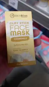 SKINBLISS - Clay stick face mask chamomille