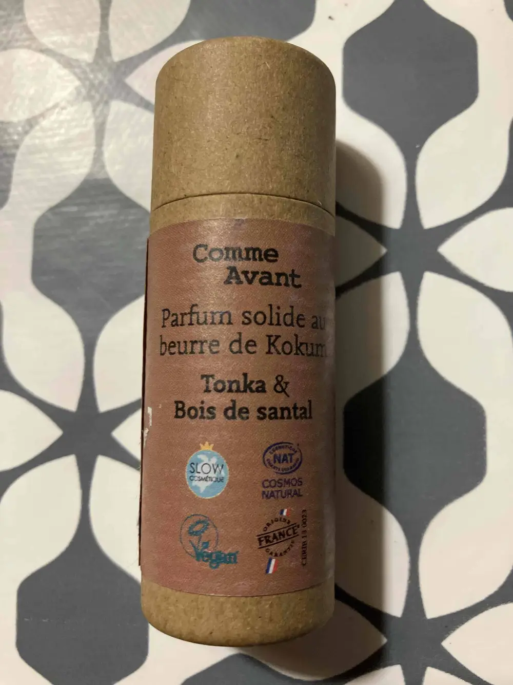 COMME AVANT - Parfum solide au beurre de Kokum