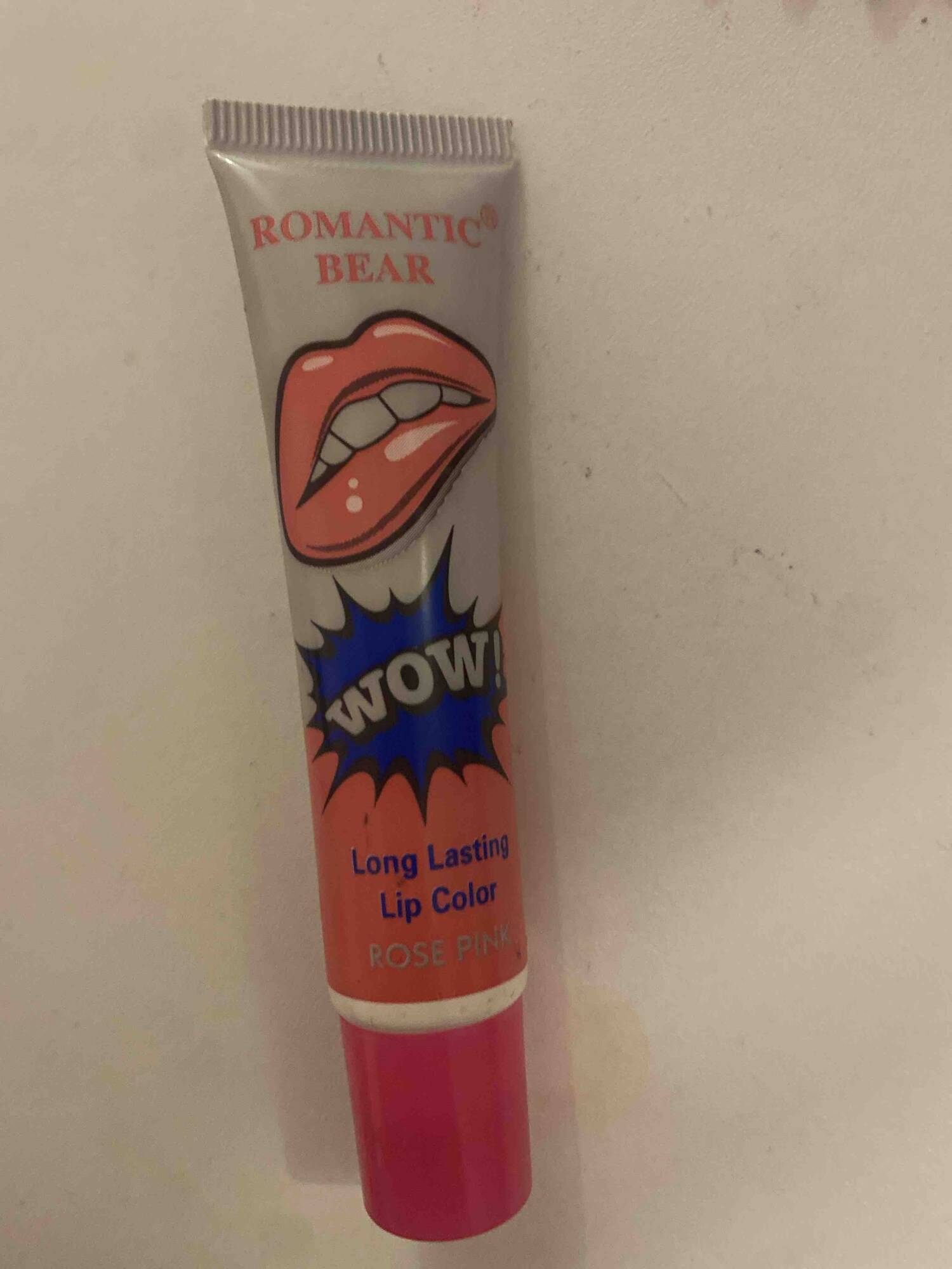 ROMANTIC BEAR - Long lasting lip color rose pink