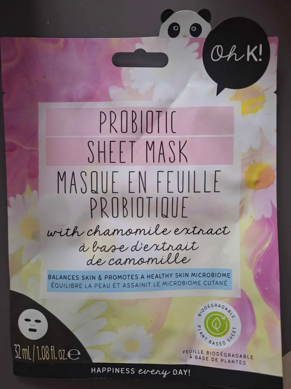 OH K! - Masque en feuille probiotique