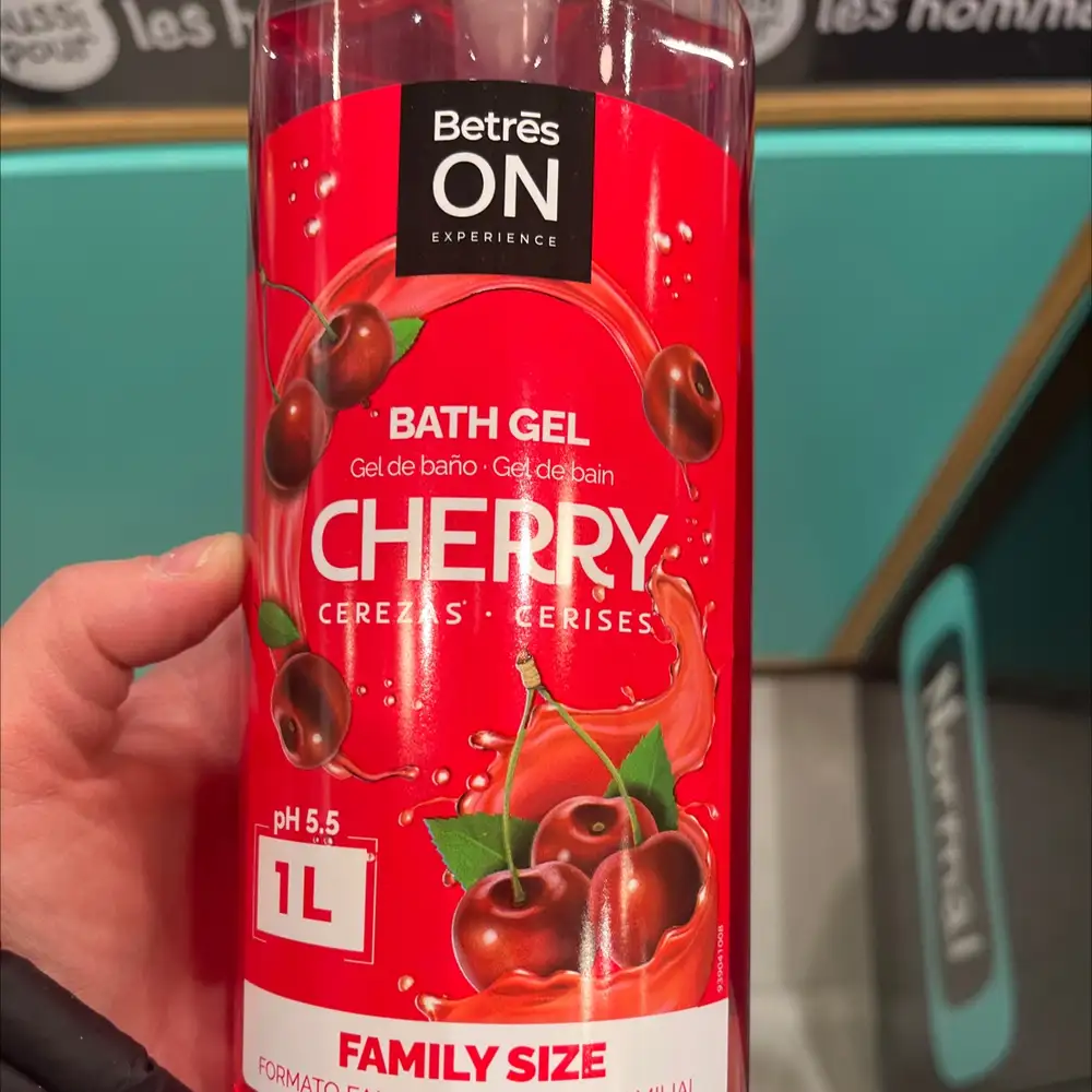 BETRES ON - Bath gel cherry