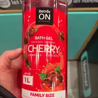 BETRES ON - Bath gel cherry