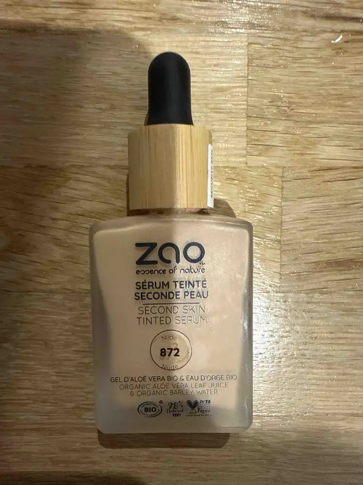 ZAO ESSENCE OF NATURE - Sérum teinté seconde peau nude 872