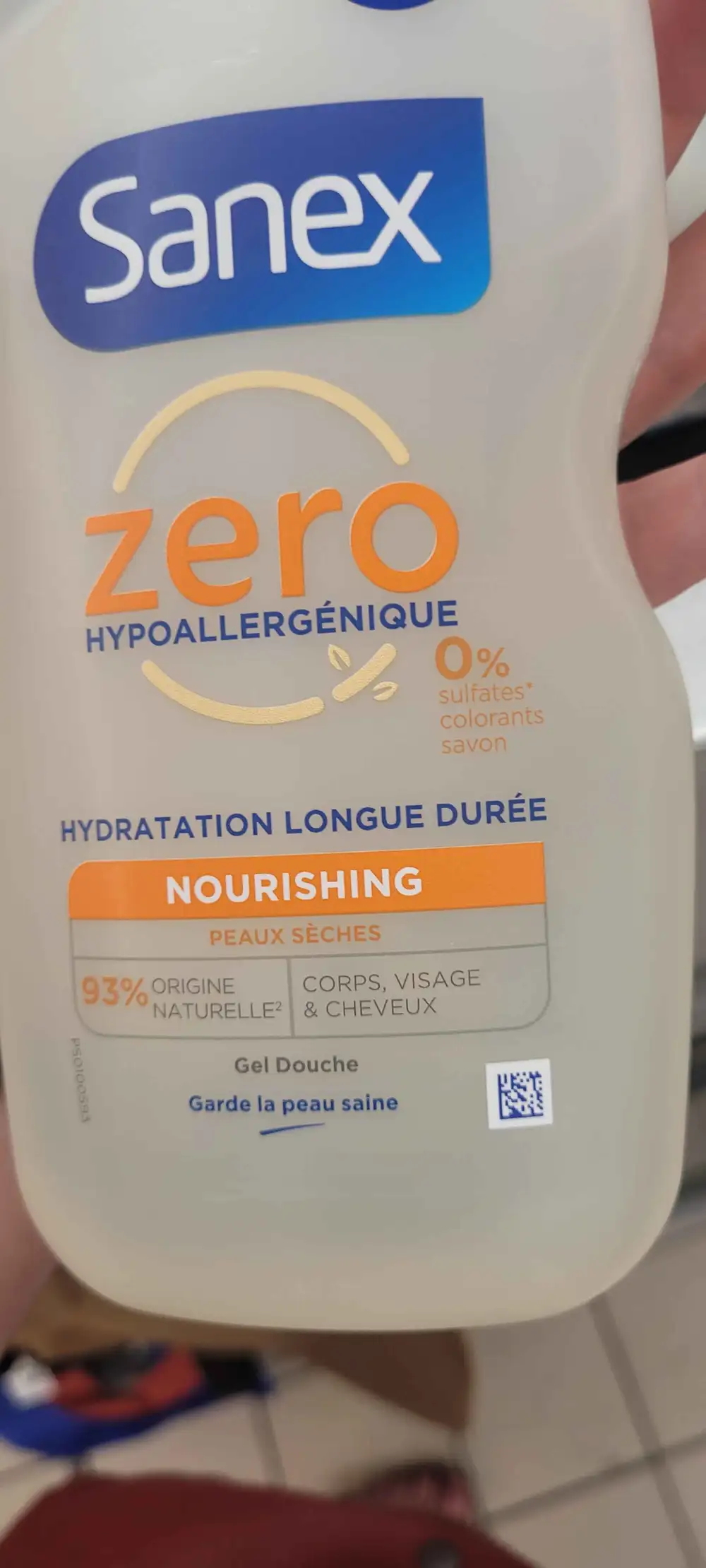 SANEX - Gel douche zero% 
