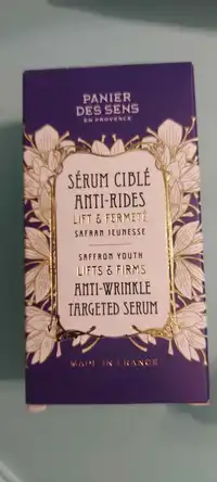 PANIER DES SENS - Lift & fermeté - Sérum ciblé anti rides
