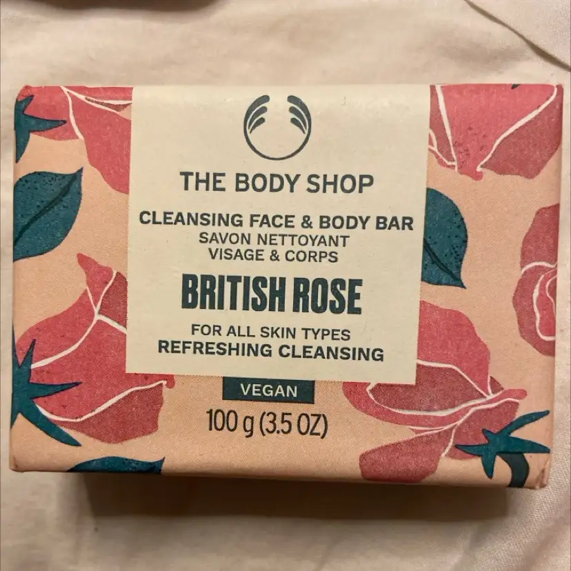 THE BODY SHOP - British rose - Savon nettoyant visage & corps