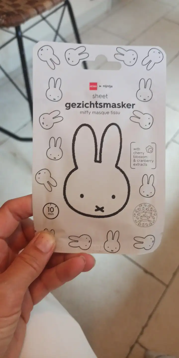 HEMA - Miffy masque tissu