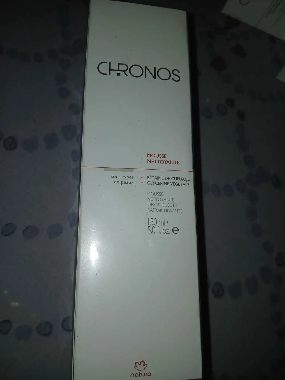 CHRONOS - Mousse nettoyante onctueuse et rafraîchissante