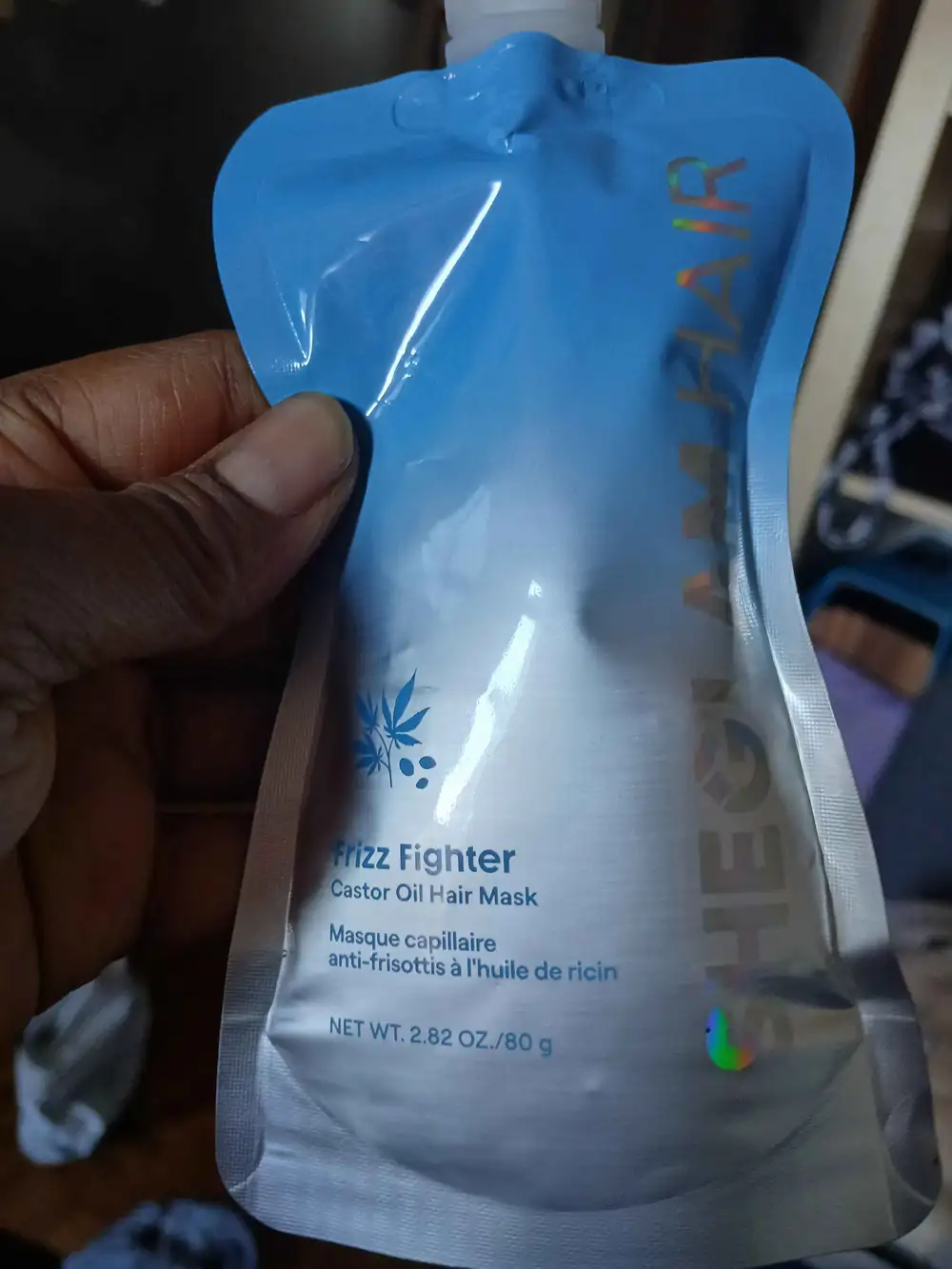 SHEGLAMHAIR - Frizz fighter - Masque capillaire anti-frisottis à l'huile de ricin