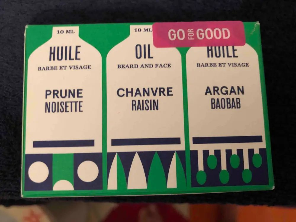 LE BAIGNEUR - Huile barbe et visage - Prune, Chanvre, Argan