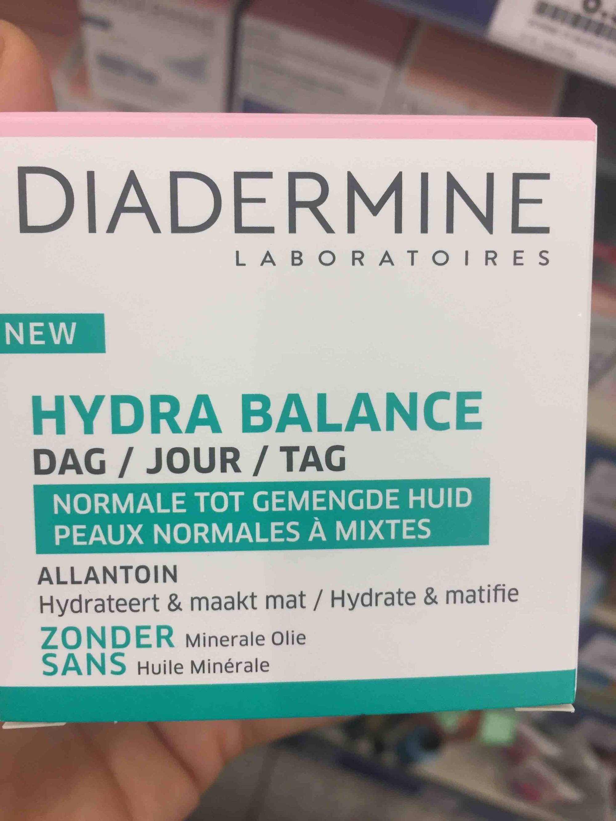 DIADERMINE - Hydra balance - Hydrate & matifie