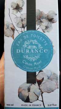DURANCE - Eau de toilette coton musc