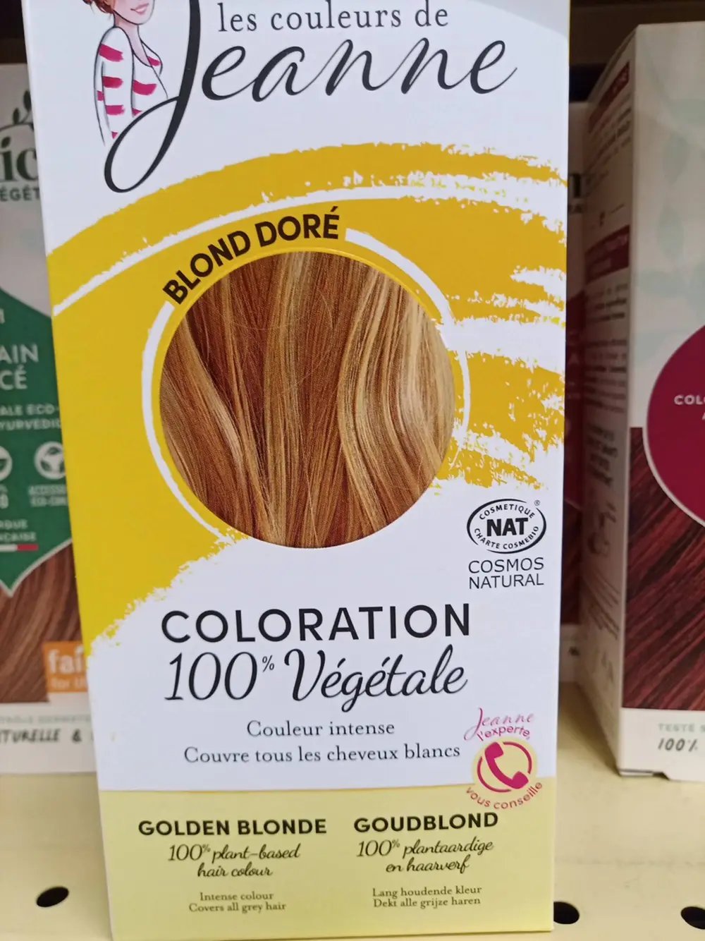 LES COULEURS DE JEANNE - Coloration 100% végétale blond doré