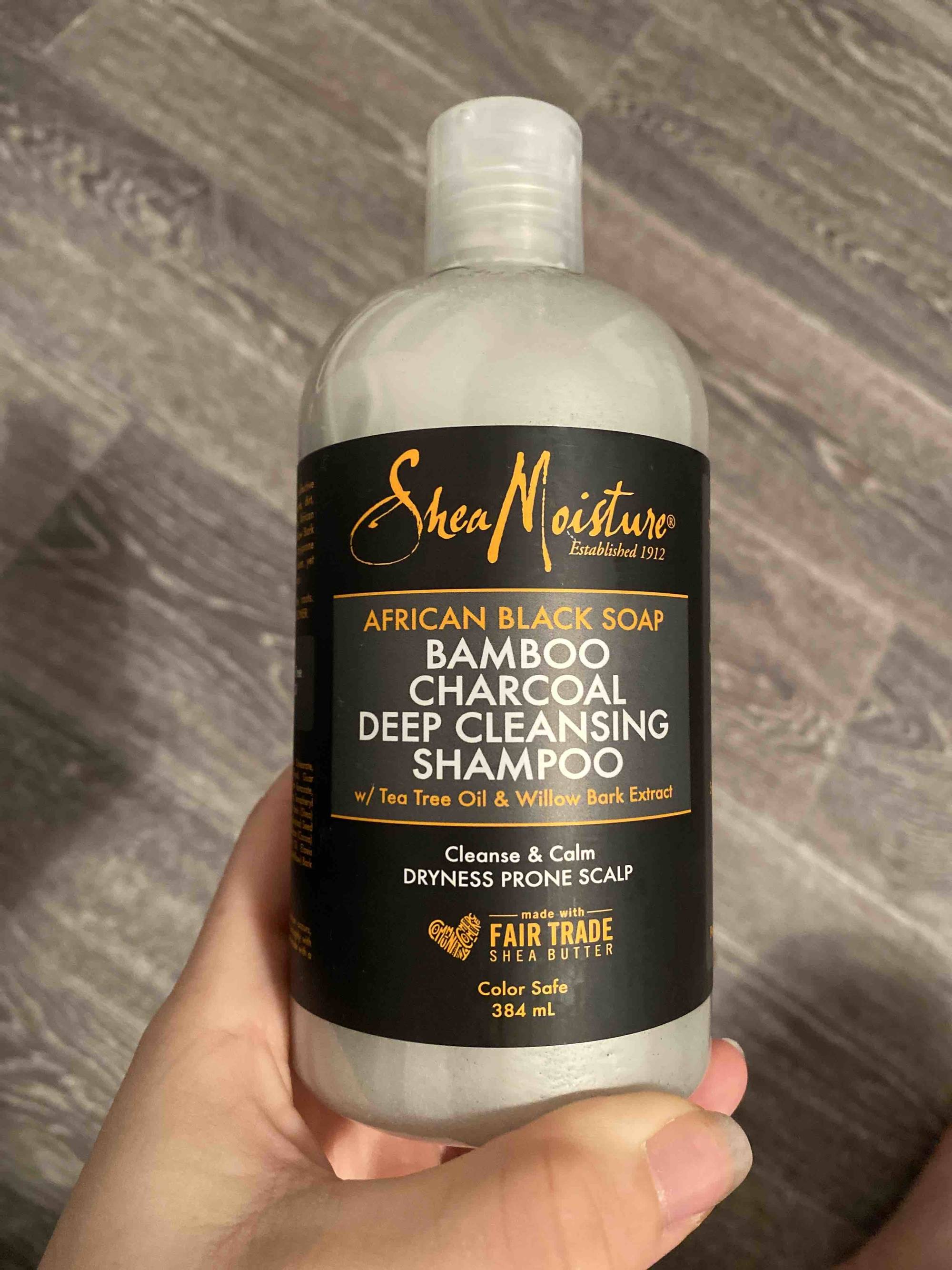 SHEA MOISTURE - African black soap - Bamboo charcoal deep cleansing shampoo