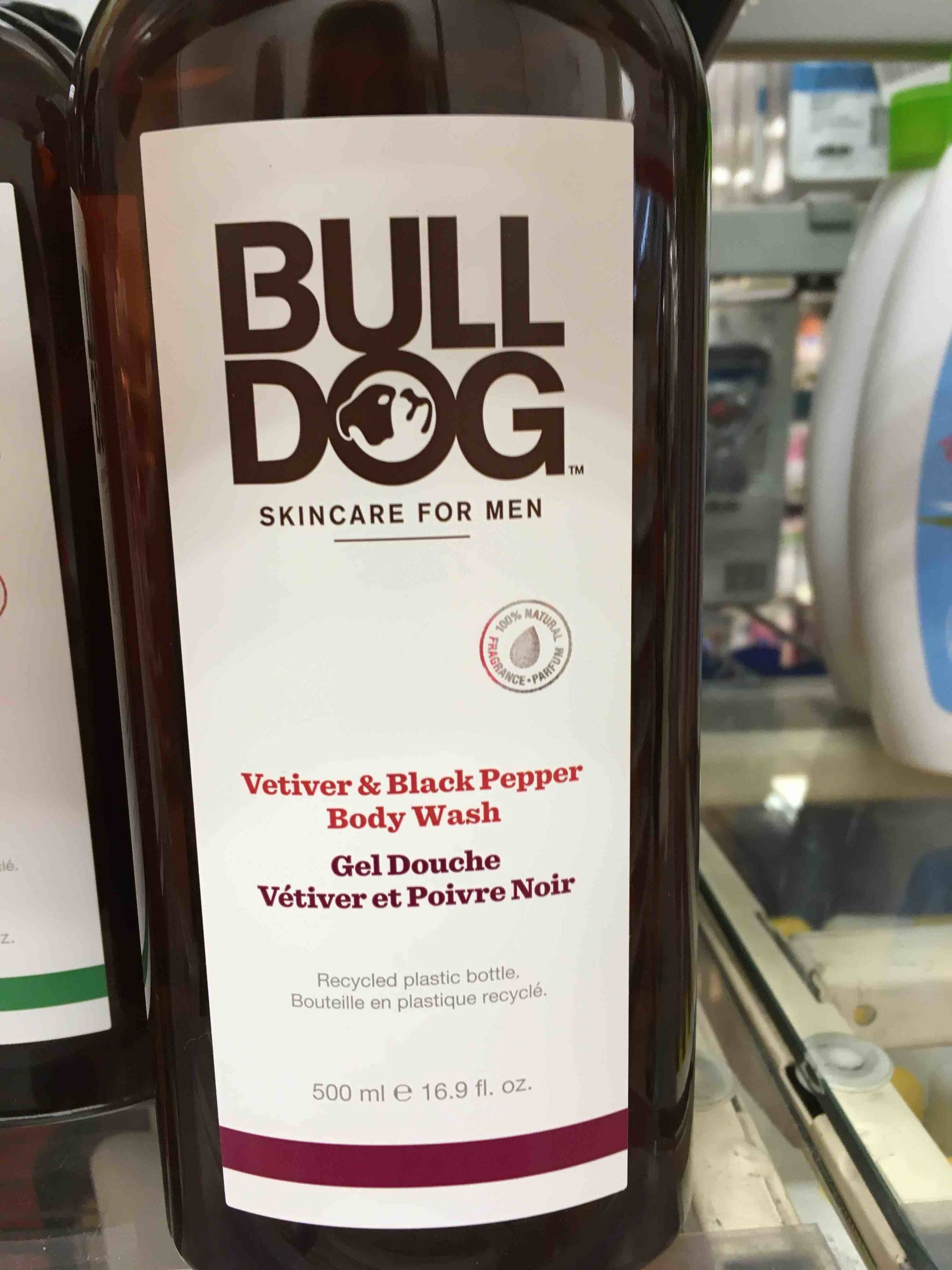 BULL DOG - Gel douche vétiver et poivre noir