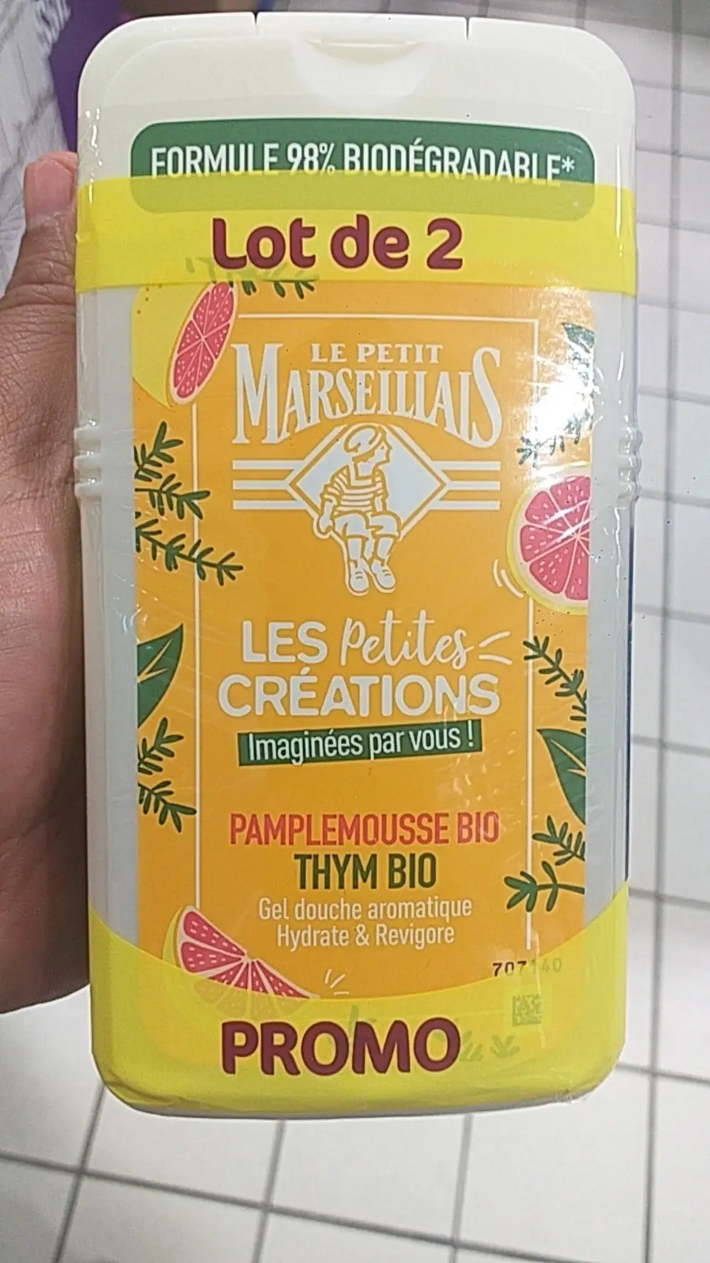 LE PETIT MARSEILLAIS - Les petites créations - Gel douche aromatique pamplemousse thym bio