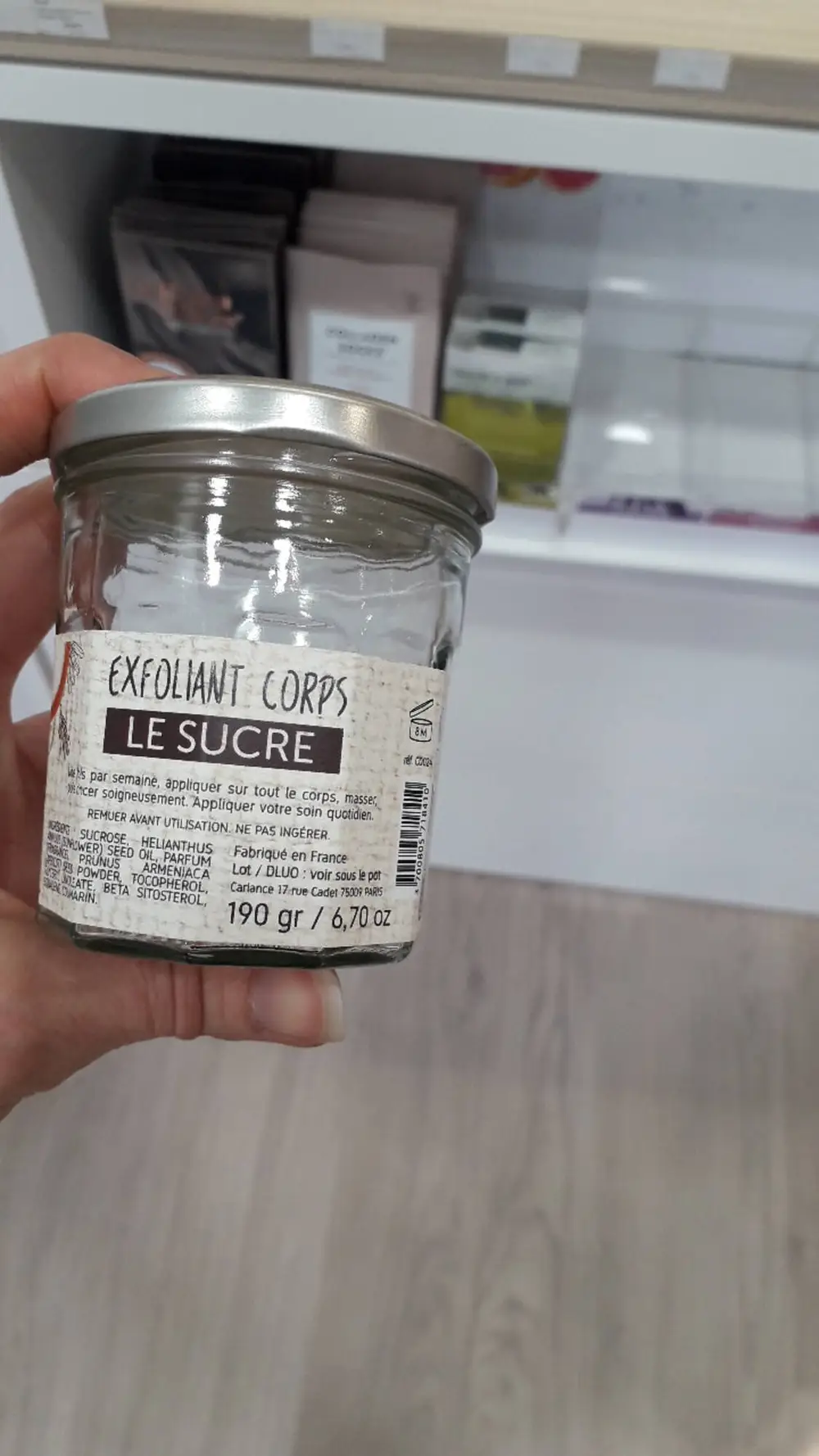 CARLANCE - Le sucre - Exfoliant corps 