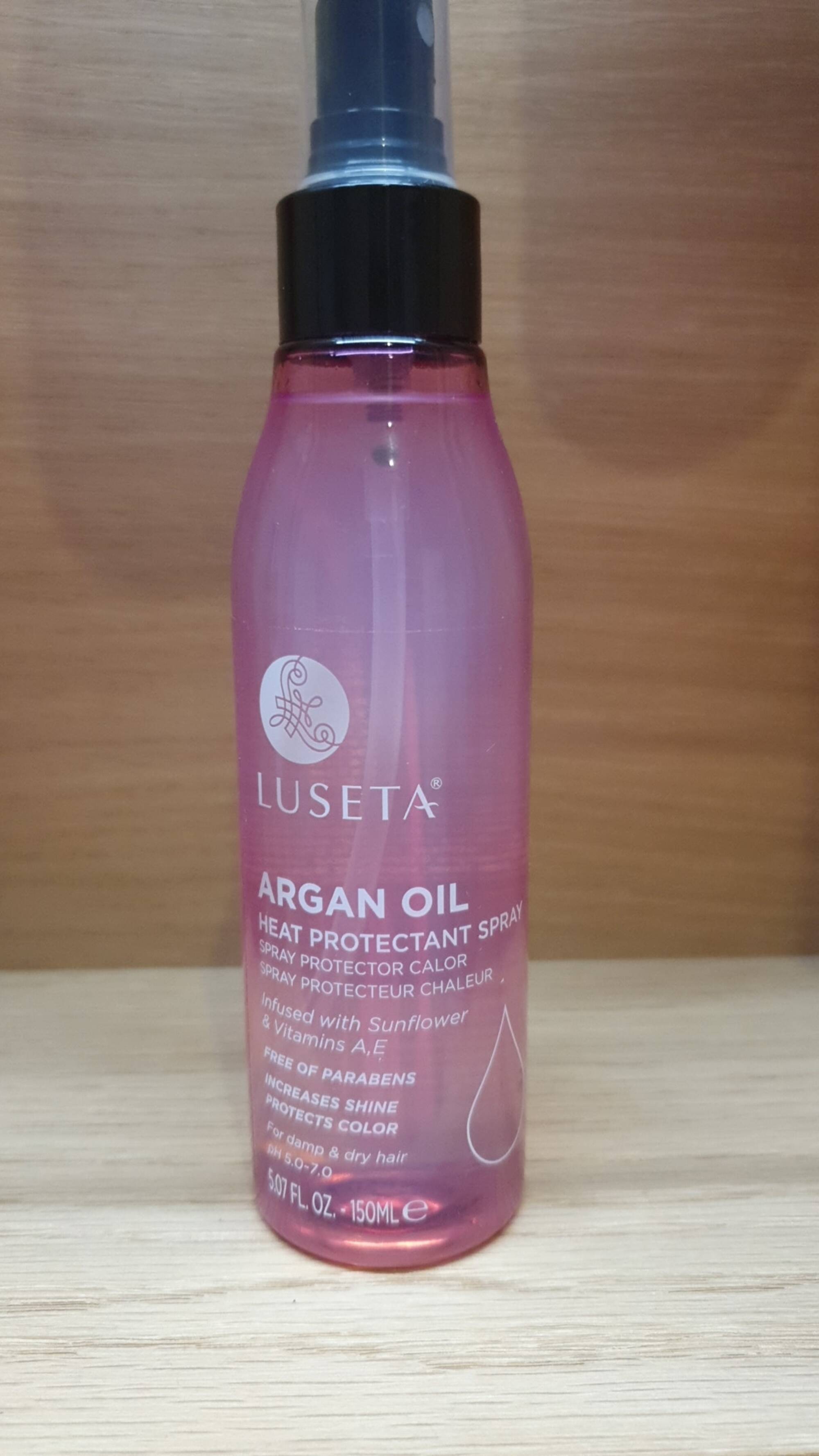 LUSETA - Argan oil - Spray protecteur chaleur