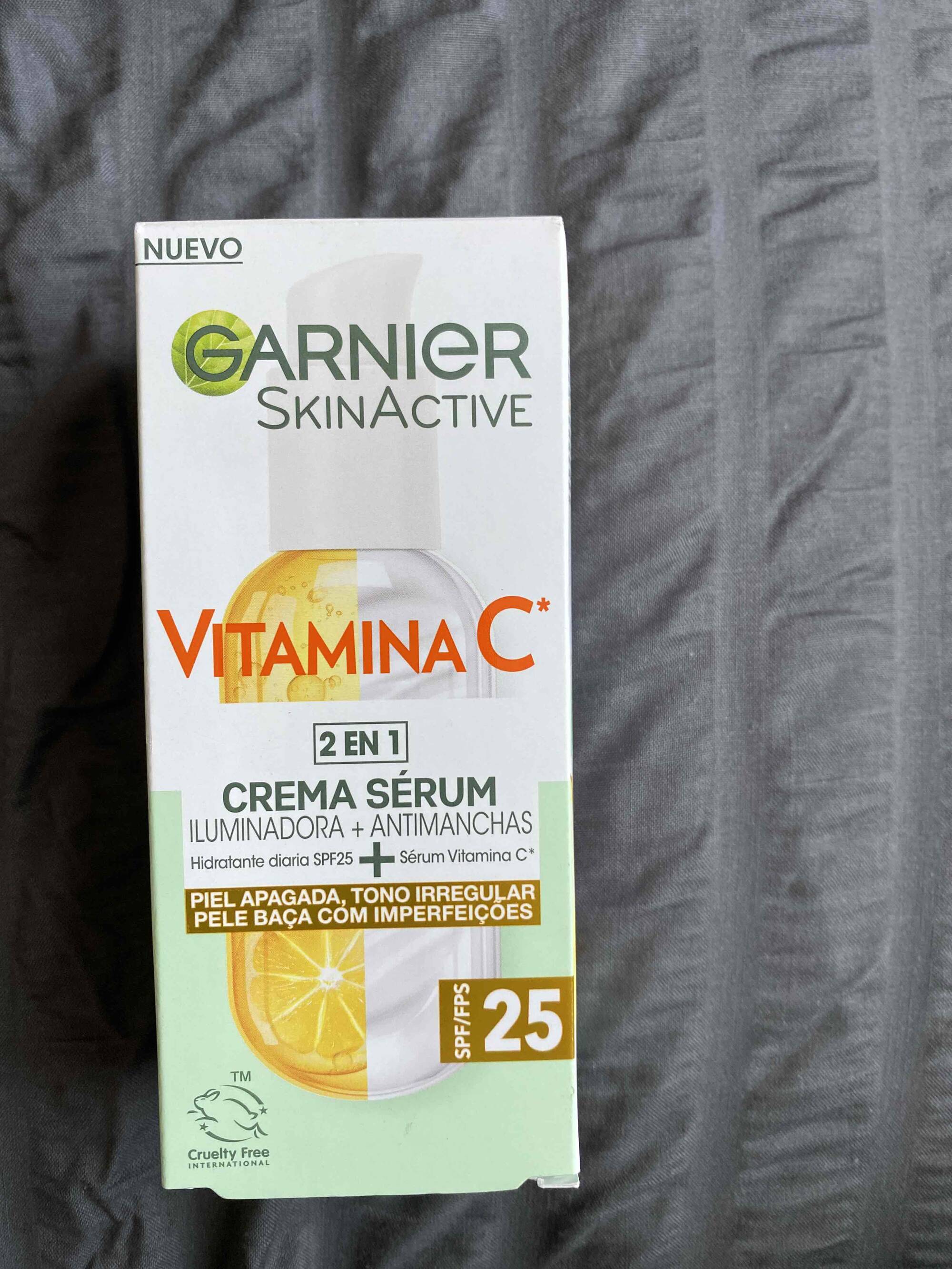 GARNIER - Vitamina C - 2 en 1 crema sérum 