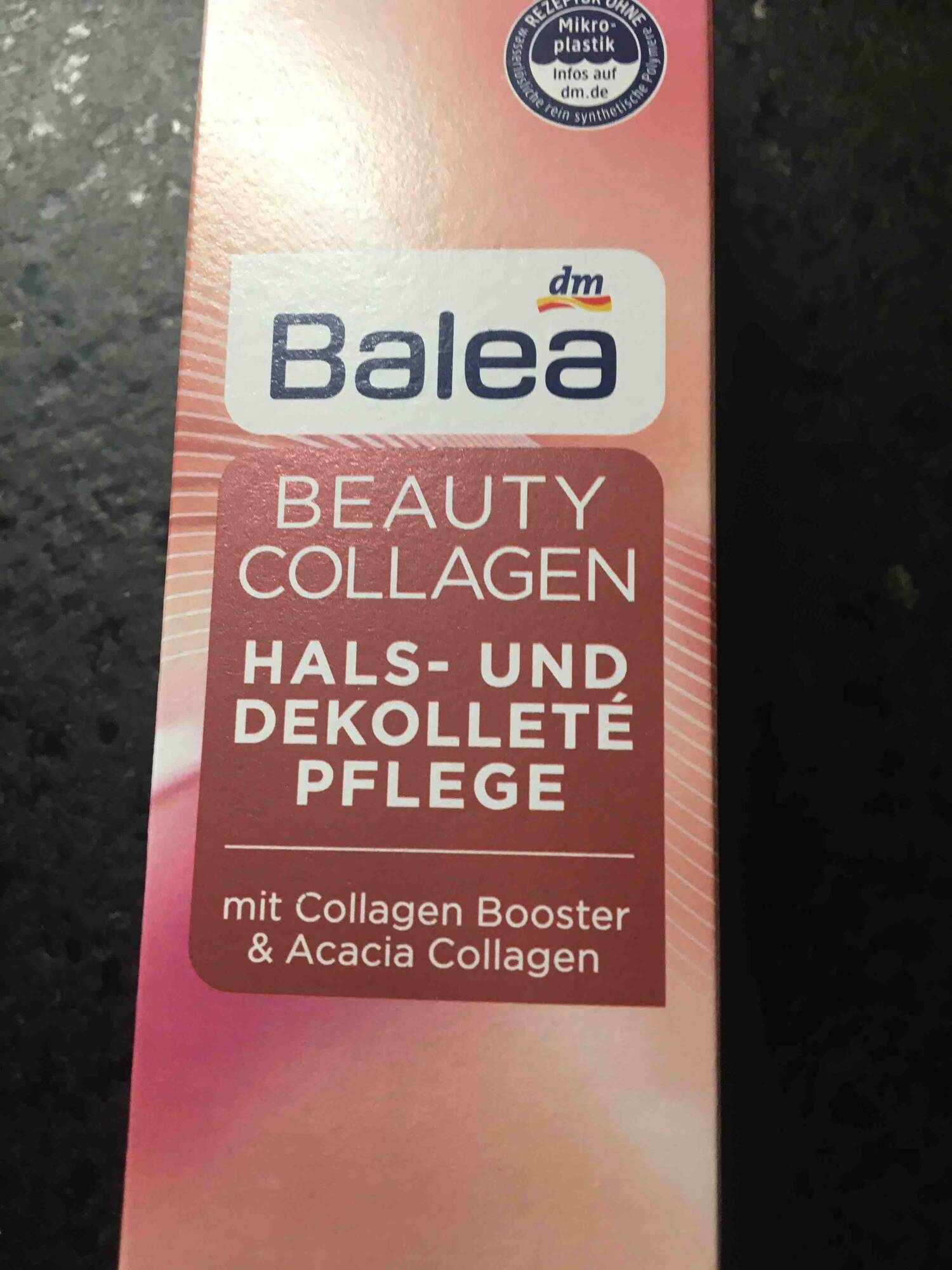 BALEA - Beauty collagen - Hals und dekolleté pflege