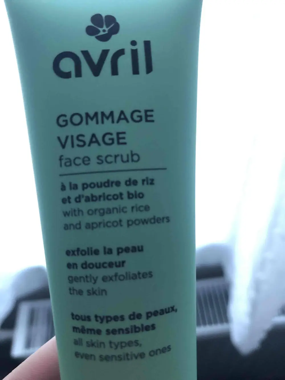 AVRIL - Gommage visage à la poudre de riz et d'abricot bio