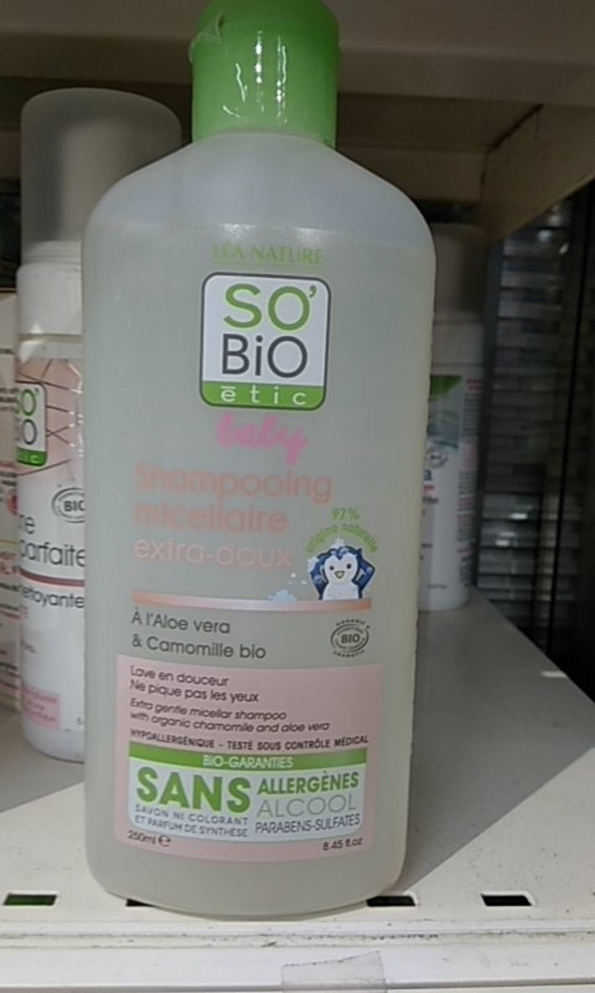LÉA NATURE - So' Bio étic - Shampooing micellaire baby