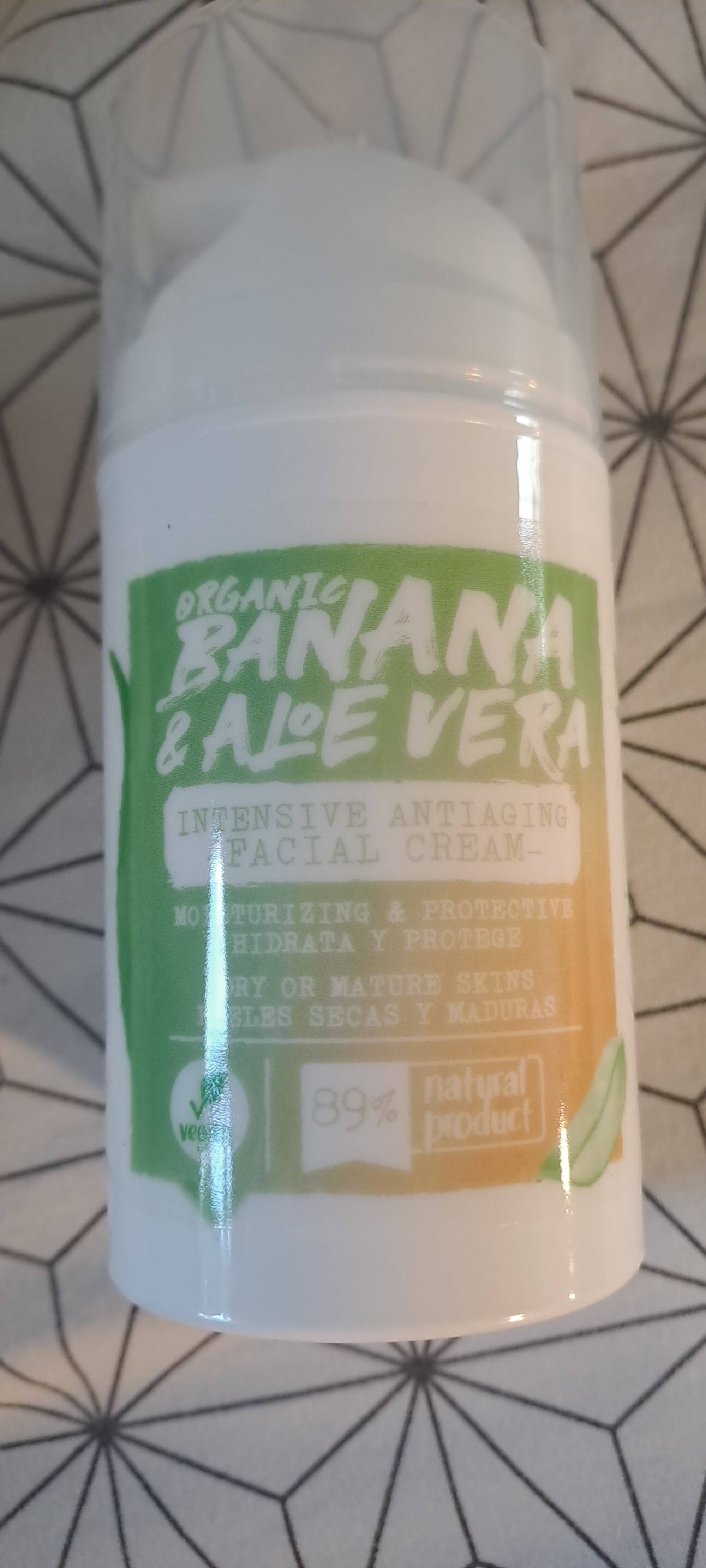 MUSSA CANARIA - Oragnic banana & aloe vera - Intensive antiaging facial cream