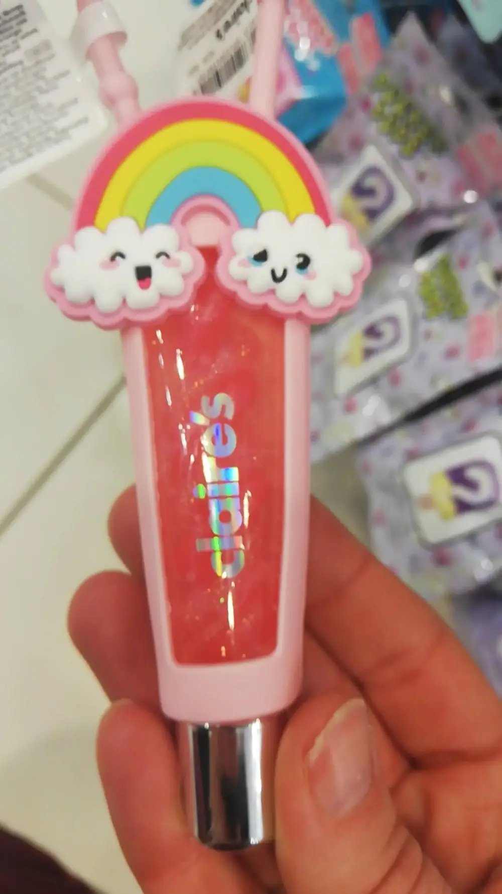 CLAIRE'S - Brillant lévres goût fraise