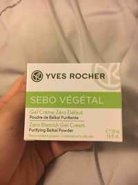 YVES ROCHER - Sebo végétal - Gel crème zéro défaut