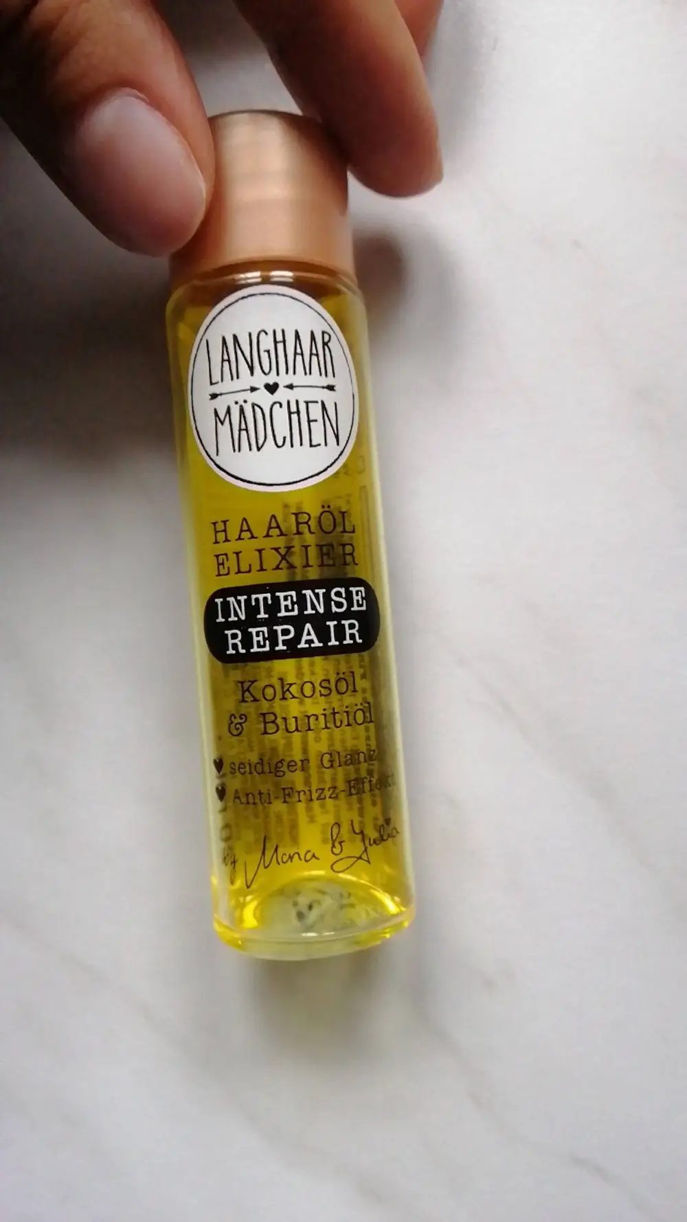 LANGHAAR MADCHEN - Intense repair - Haaröl elixier kokosöl & buritiöl