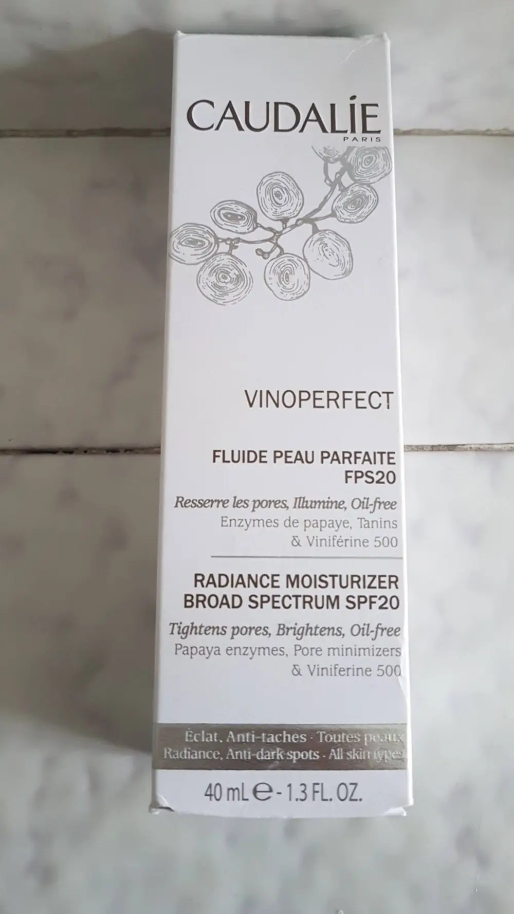 CAUDALIE - Vinoperfect - Fluide peau parfaite FPS 20