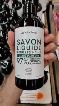 LOVENDAL - Savon liquide pour les mains sans parfum