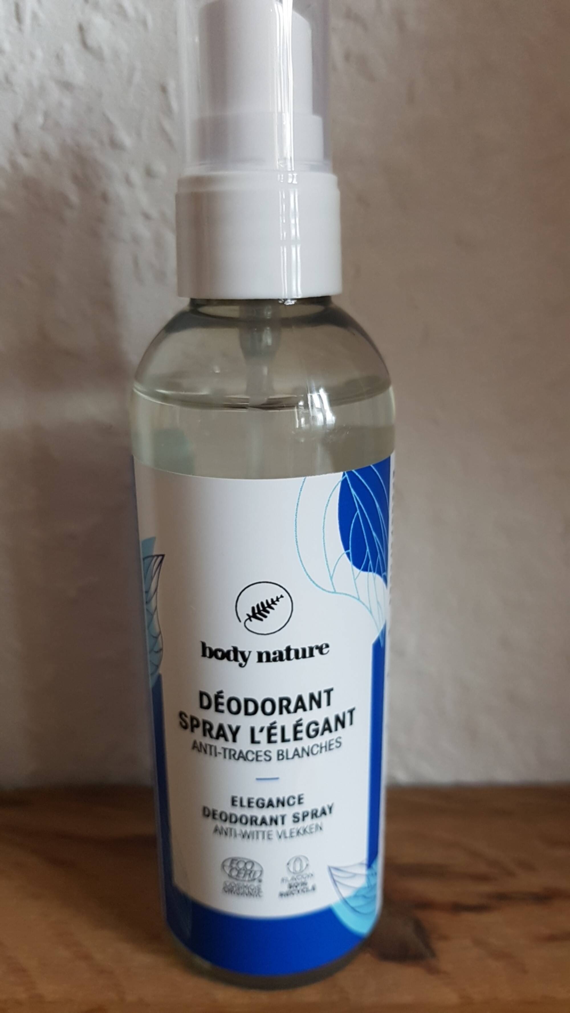 BODY NATURE - Déodorant spray l'élégant anti-traces blanches