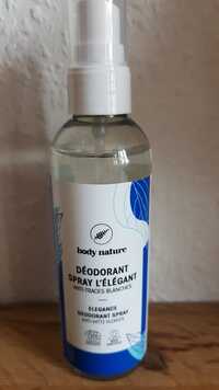 BODY NATURE - Déodorant spray l'élégant anti-traces blanches