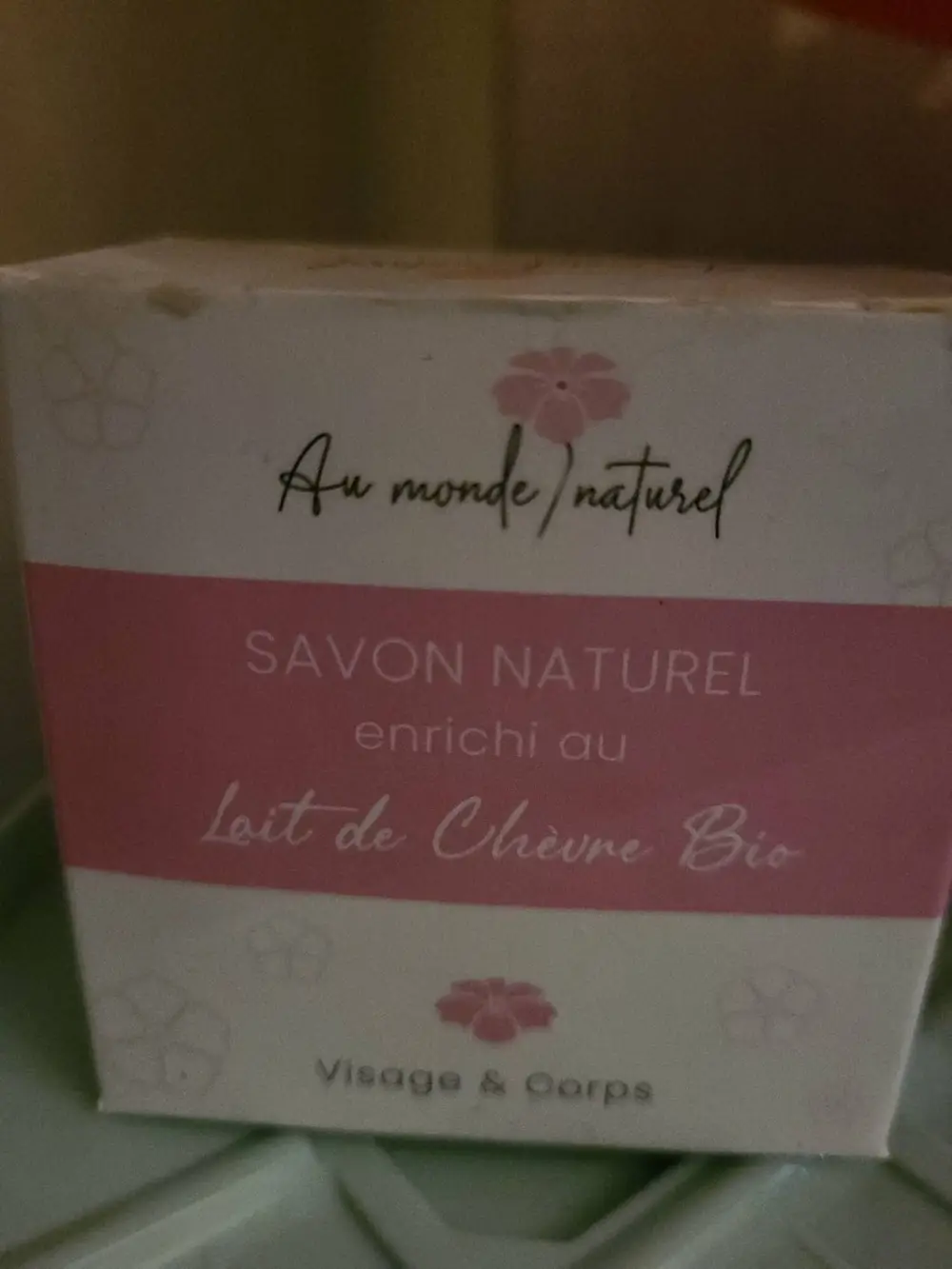 AU MONDE NATUREL - Savon naturel enrichi au lait de chèvre bio