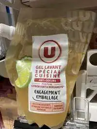 U - Gel lavant spécial cuisine anti-odeurs