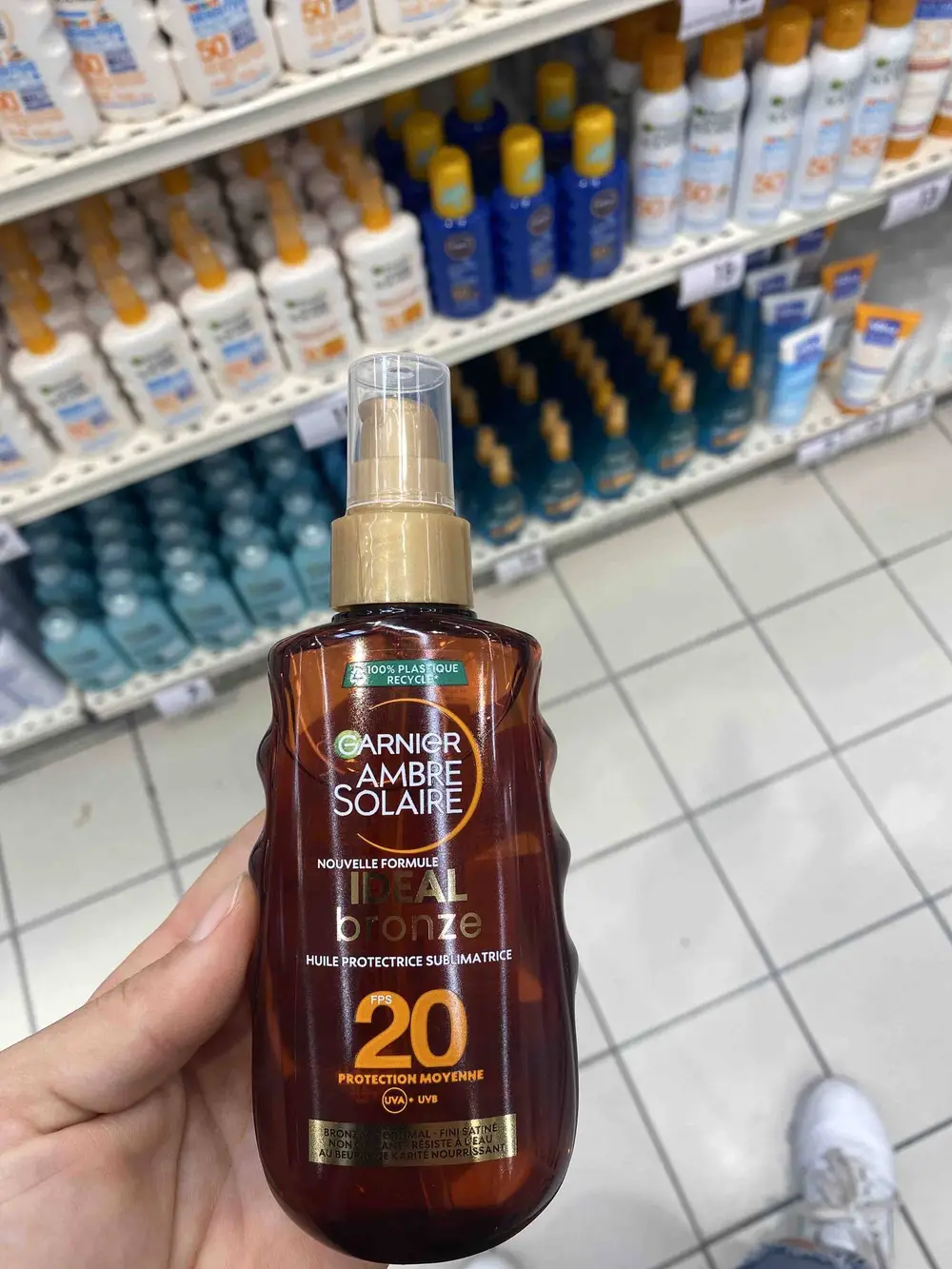 GARNIER - Ambre solaire idéal bronze - Huile protectrice sublimatrice