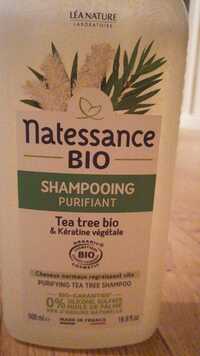 NATESSANCE - Tea tree bio & kératine végétale - Shampoing purifiant 