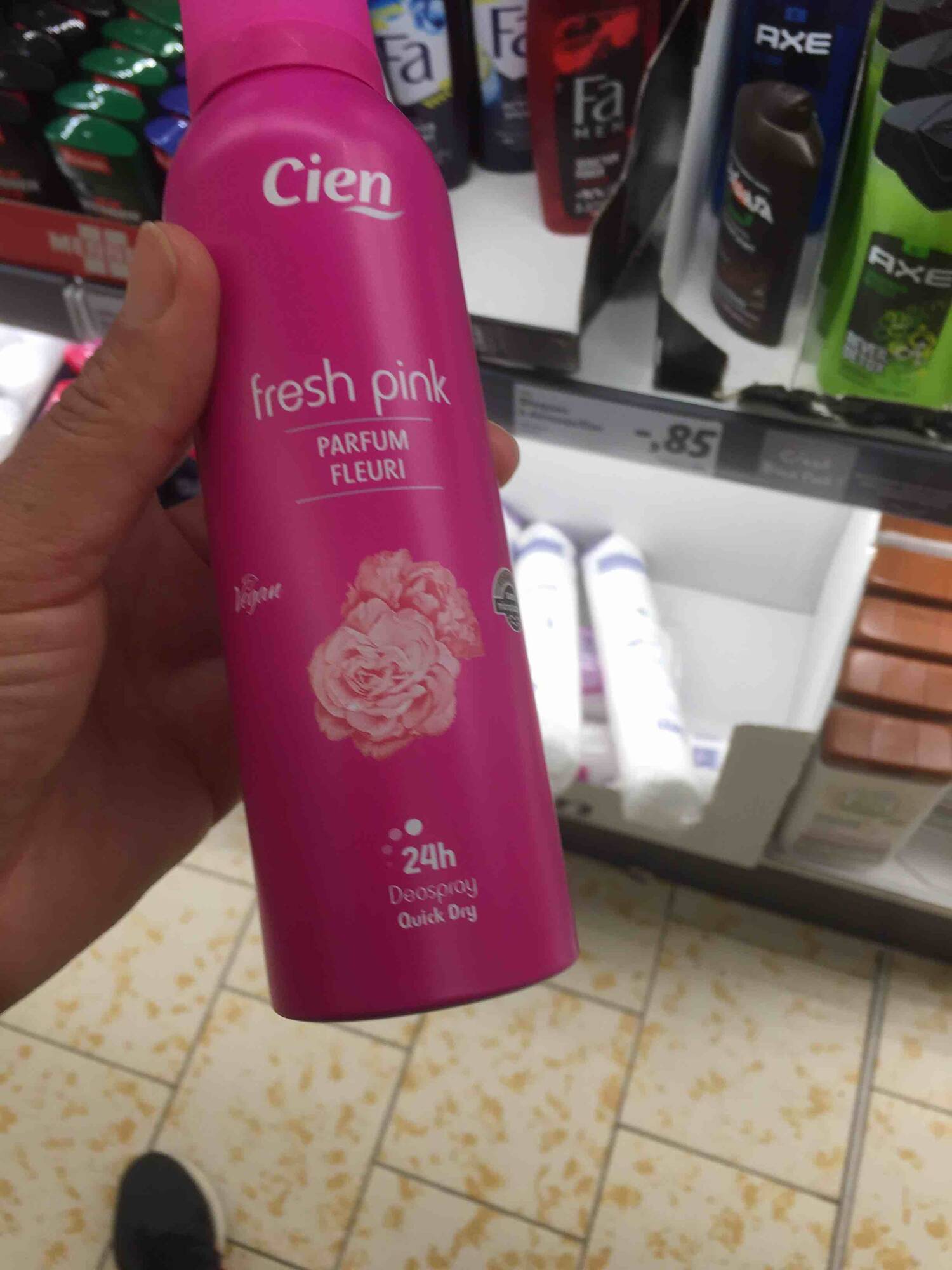 CIEN - Fresh pink - Parfum fleuri Deospray 24 h