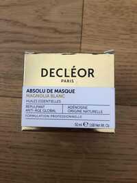 DECLÉOR - Magnolia blanc - Absolu de masque anti-âge global