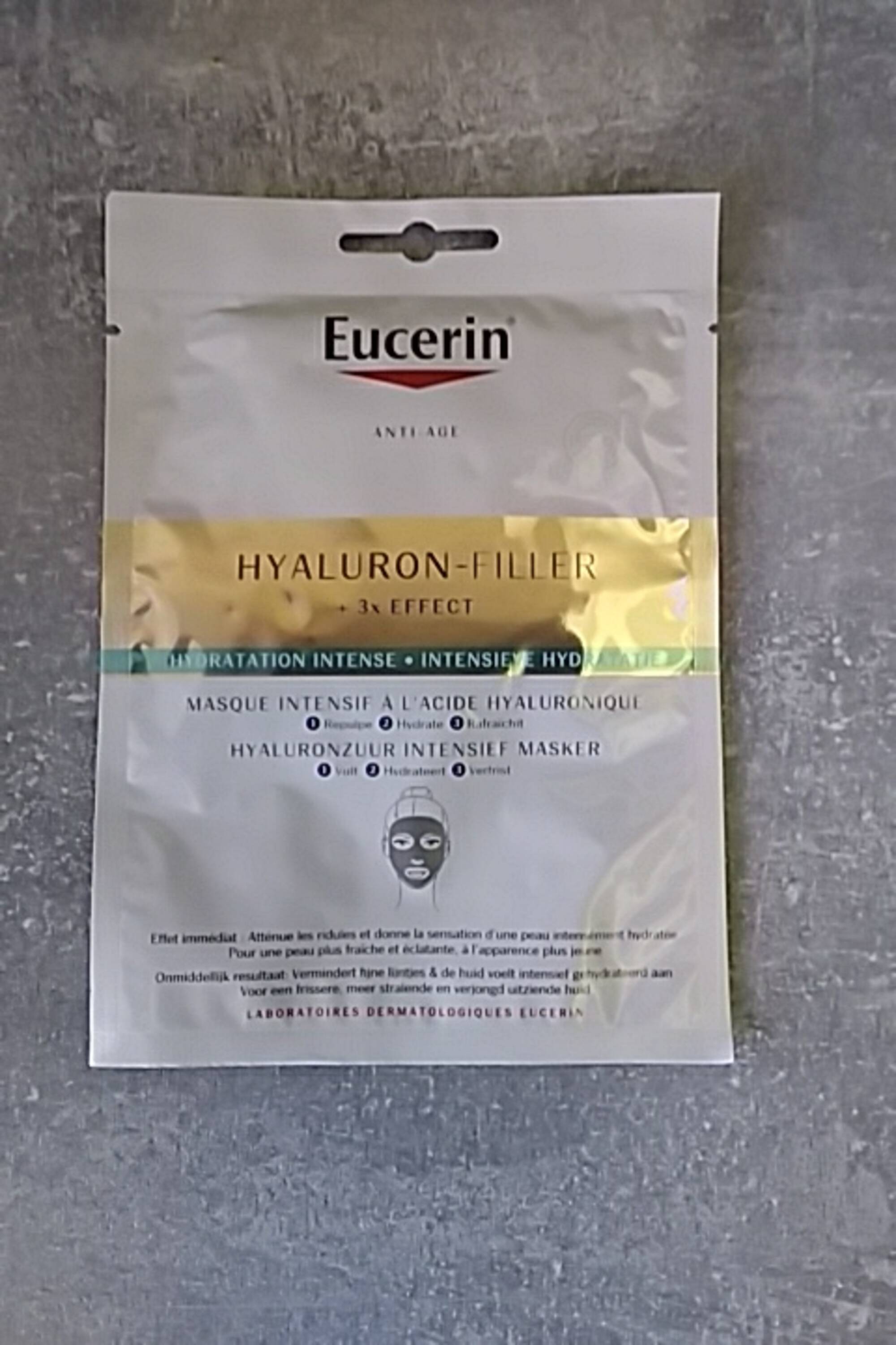 EUCERIN - Hyaluron-filler - Masque intensif à l'acide hyaluronique