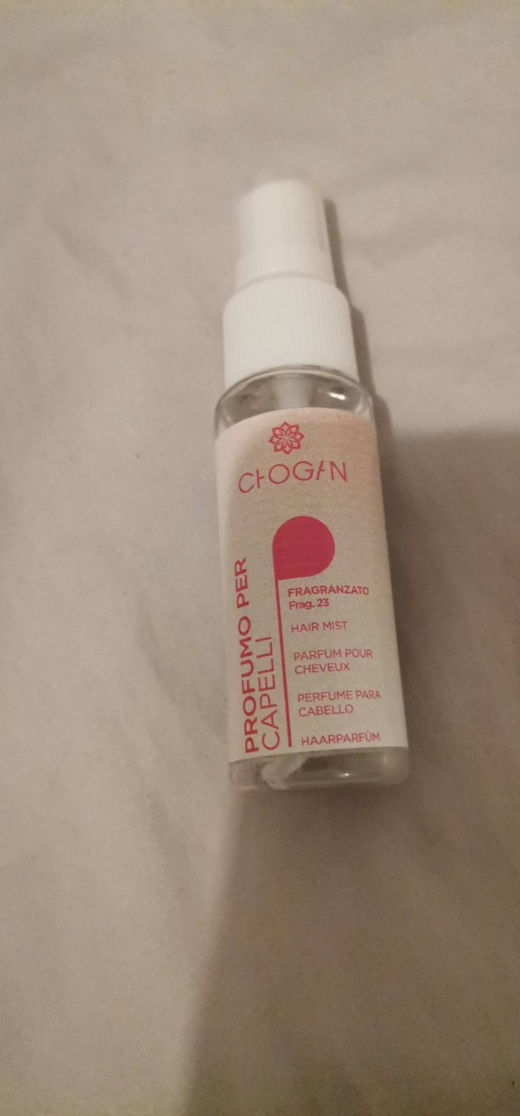 CHOGAN - Parfum pour cheveux